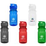 DH5892 Poly-Clear™ 20 Oz. Fitness Bottle With Super Sipper Lid and Custom Imprint